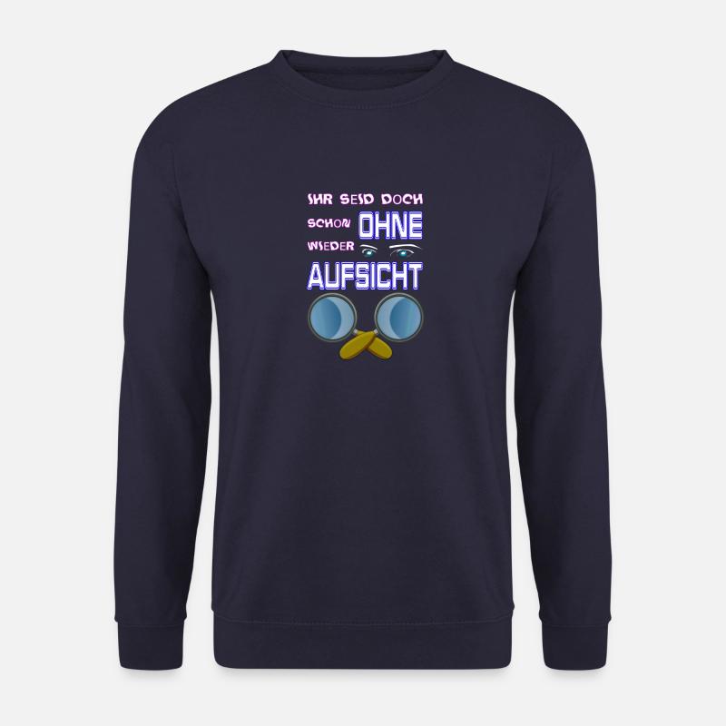 Ohne Aufsicht - Unisex Pullover - Navy