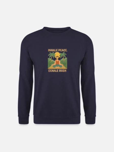 Rooted & Free - Unisex Pullover - Navy
