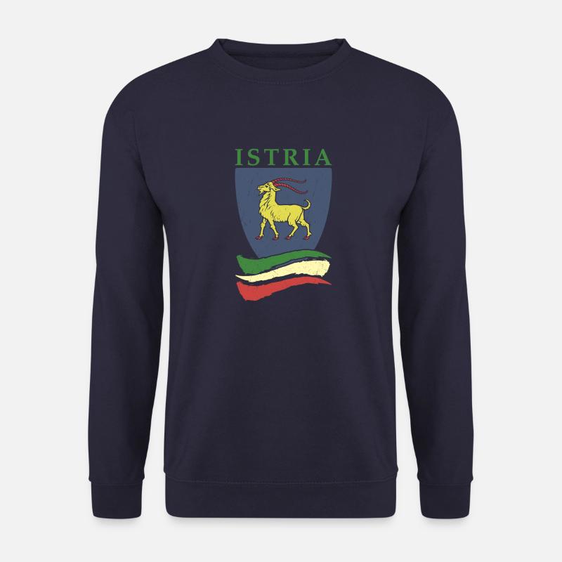Istrien Tourist Hrvatska Kroatein Urlaub Balkan Re - Unisex Pullover - Navy