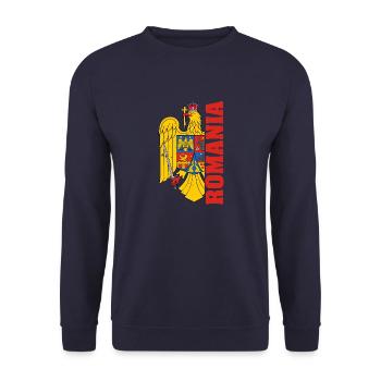 Roumanie Balkan Holidays Bucarest Tour - Sweat-shirt Unisexe - marine - Devant - Alina (178cm) & Michal (187cm)