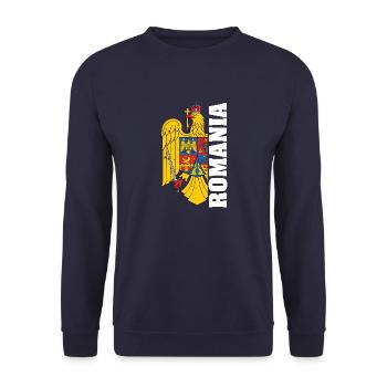 Roumanie Balkan Holidays Bucarest Tour - Sweat-shirt Unisexe - marine - Devant - Alina (178cm) & Michal (187cm)
