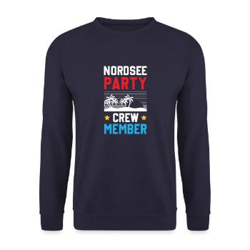 Équipage de la North Sea Party - Sweat-shirt Unisexe - marine - Devant - Alina (178cm) & Michal (187cm)