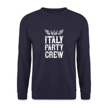 Équipe de vacances de fête en Italie - Sweat-shirt Unisexe - marine - Devant - Alina (178cm) & Michal (187cm)