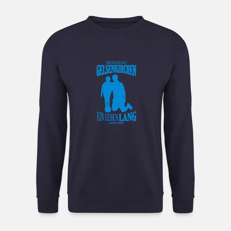 Gelsenkirchen Fußball Tradition Geschenk - Unisex Pullover - Navy