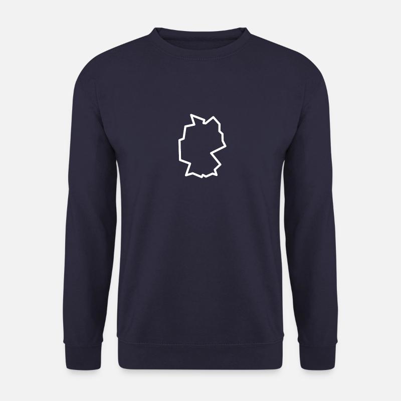 Germany outline map - Unisex Sweatshirt - navy