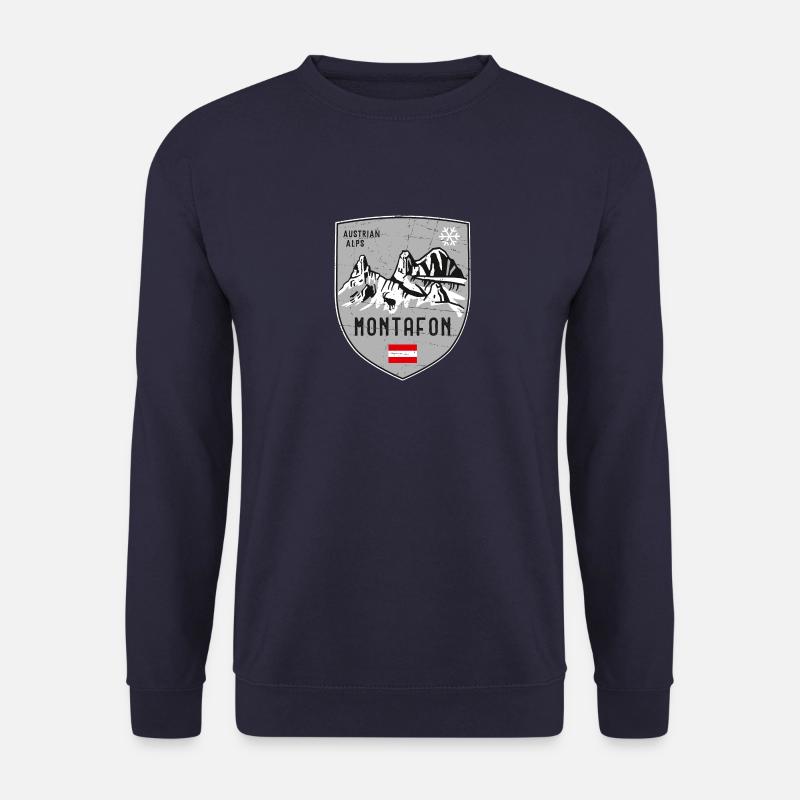 Montafon Drei Türme Österreich Wappen - Unisex Pullover - Navy