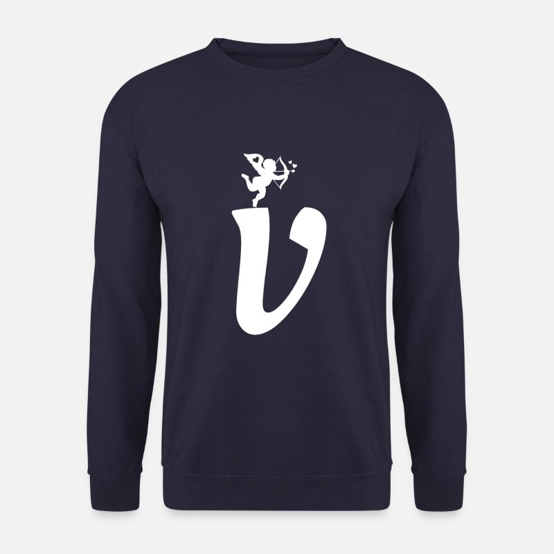 V - Unisex Sweatshirt - navy