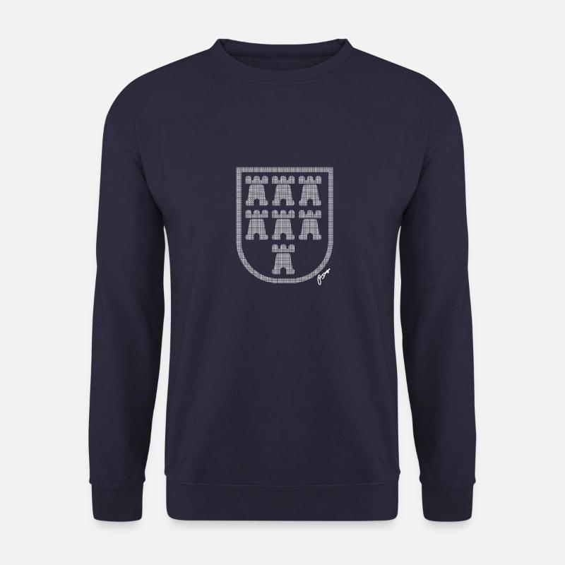 Pongratz Design | Modernes siebenbürgisches Design - Unisex Pullover - Navy