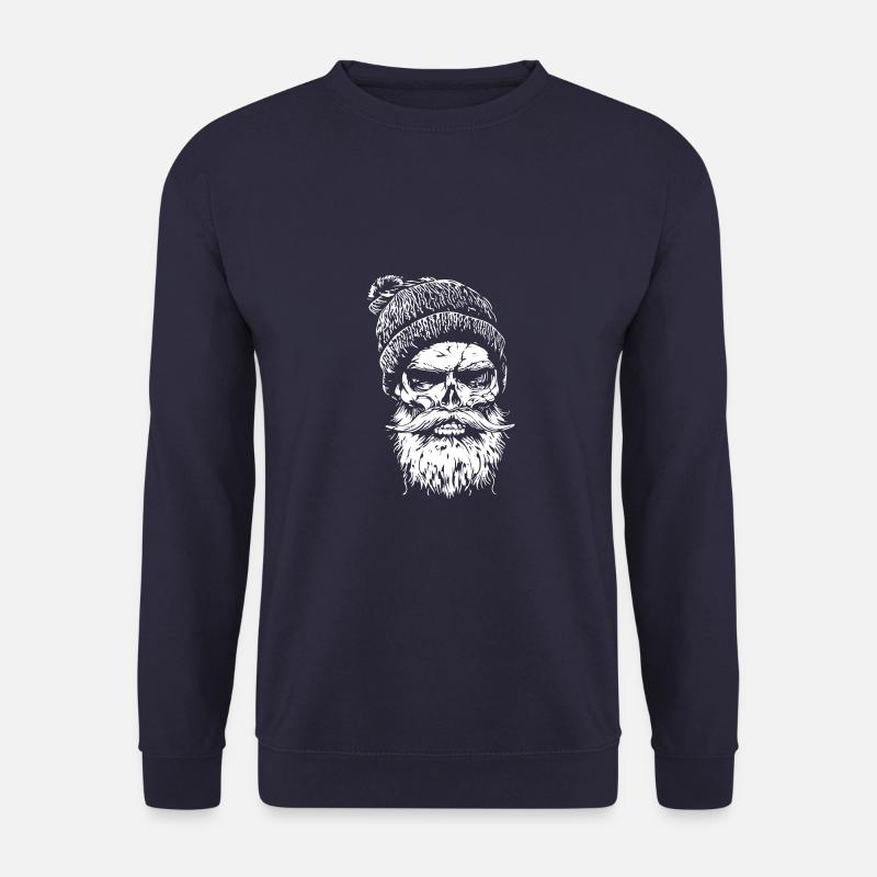 Crâne de bûcheron - Sweat-shirt Unisexe - marine