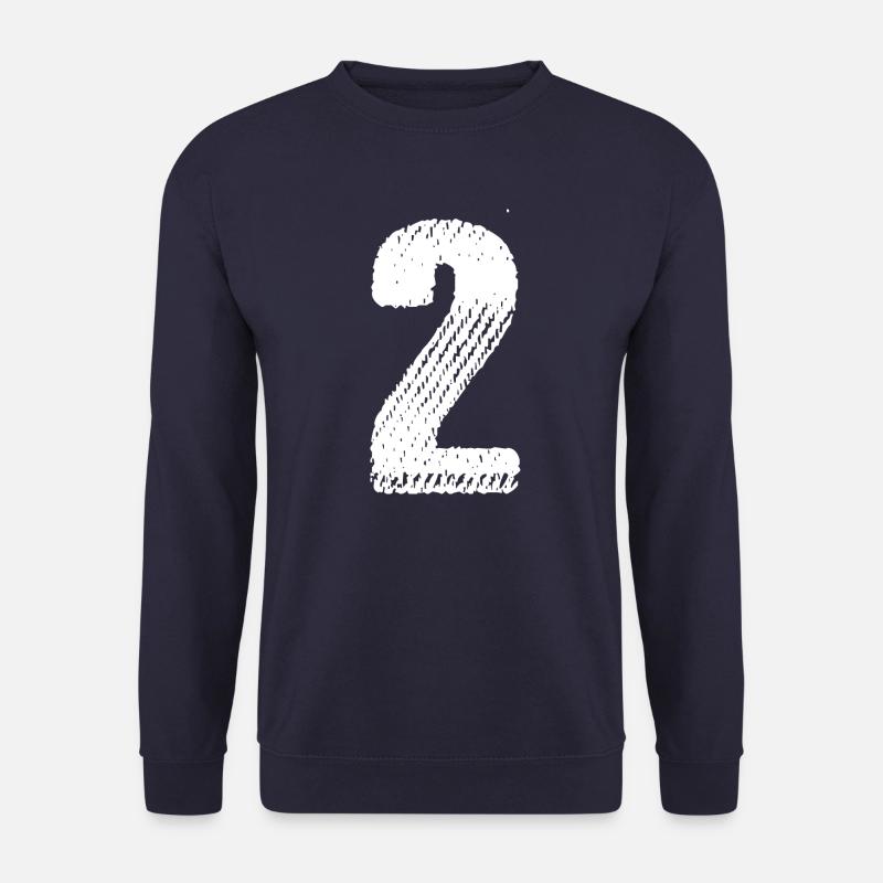 2 Number jersey - Unisex Sweatshirt - navy