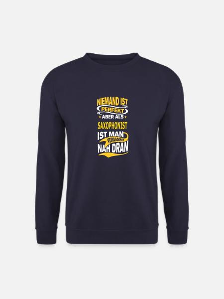 SAXOPHONIST - Unisex Pullover - Navy