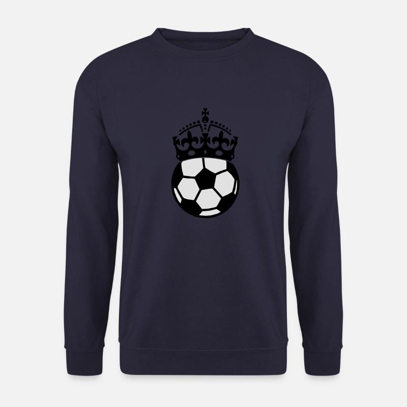 Fussball mit Krone - Unisex Pullover - Navy