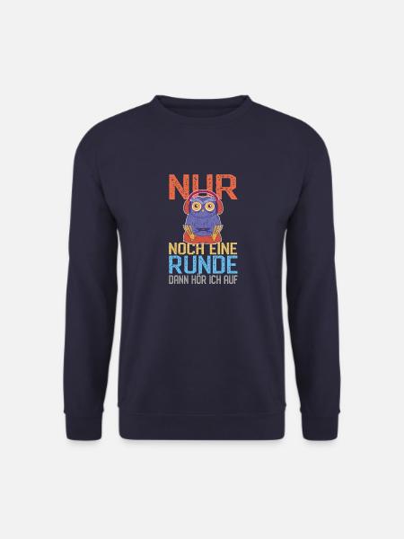 Lustige Gaming Eule - Streaming Computerspiele - Unisex Pullover - Navy