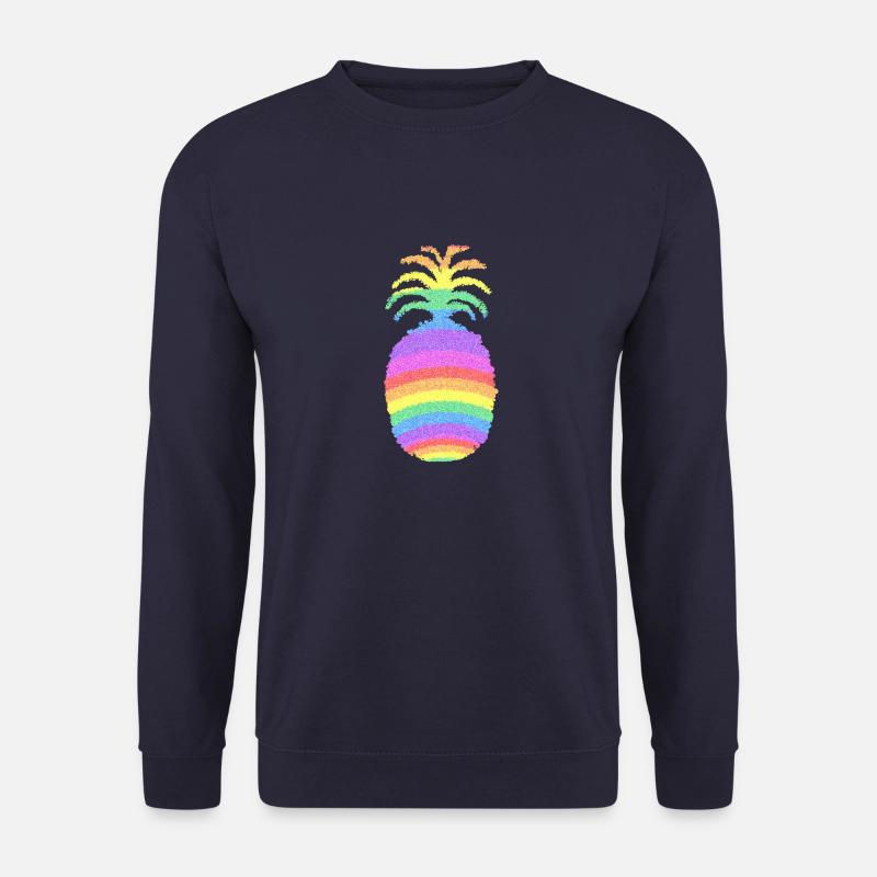 Rainbow Pineapple - Unisex Sweatshirt - navy