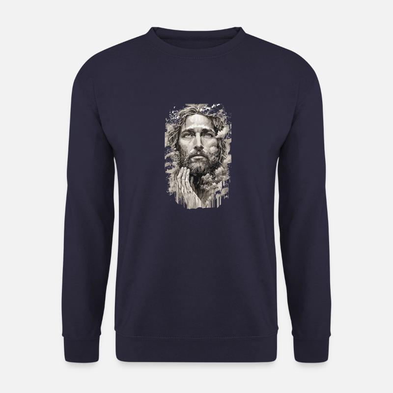 JESUS - Unisex Pullover - Navy