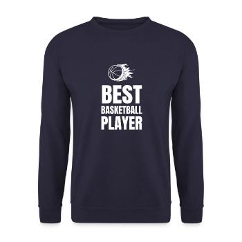 Basketball - Unisex Pullover - Navy - Vorne - Alina (178cm) & Michal (187cm)