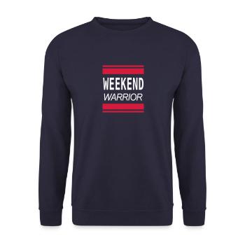 Weekend Warrior - Sweat-shirt Unisexe - marine - Devant - Alina (178cm) & Michal (187cm)