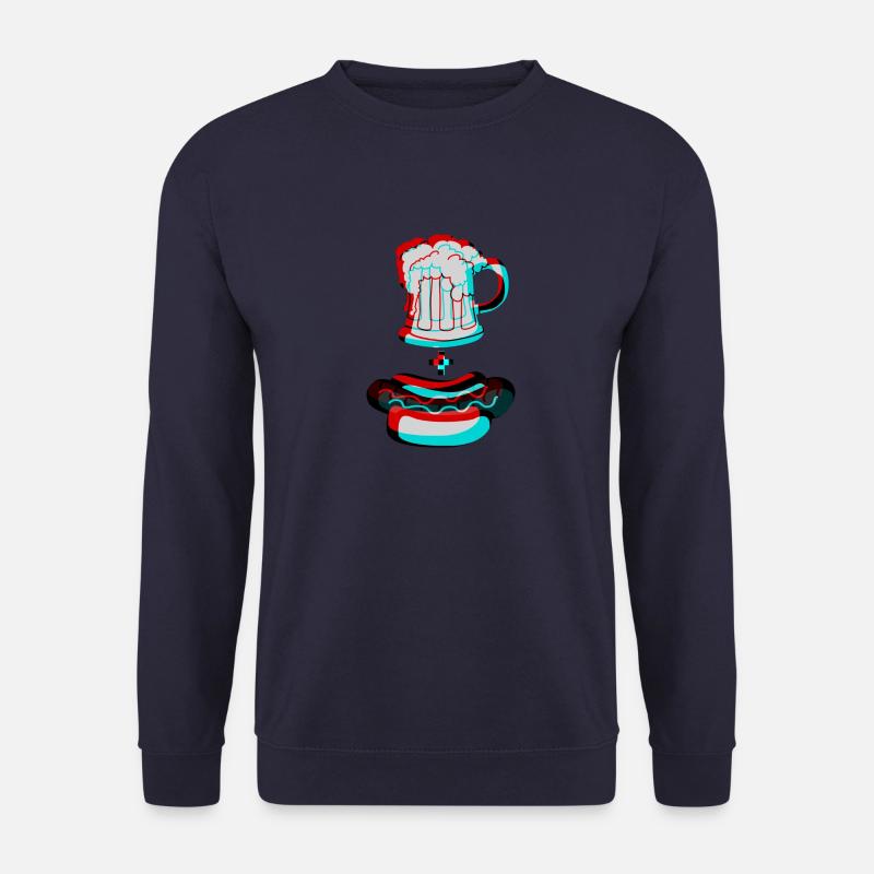 Bière et bratwurst - ça va! - Sweat-shirt Unisexe - marine