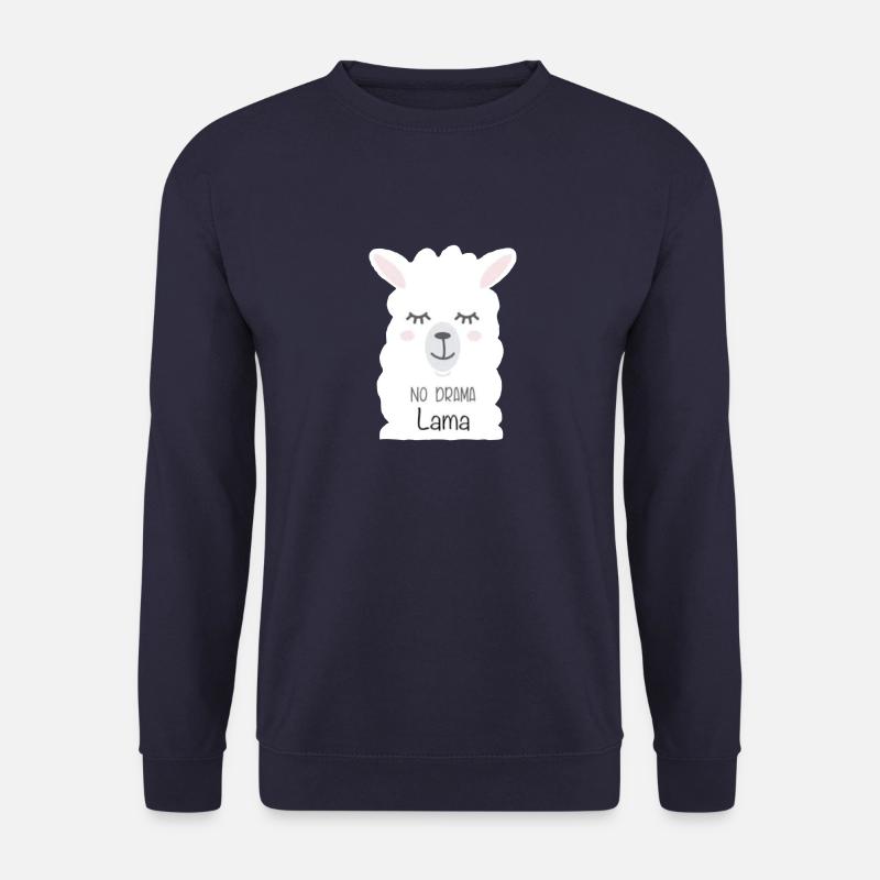 No drama Lama - Unisex Sweatshirt - navy