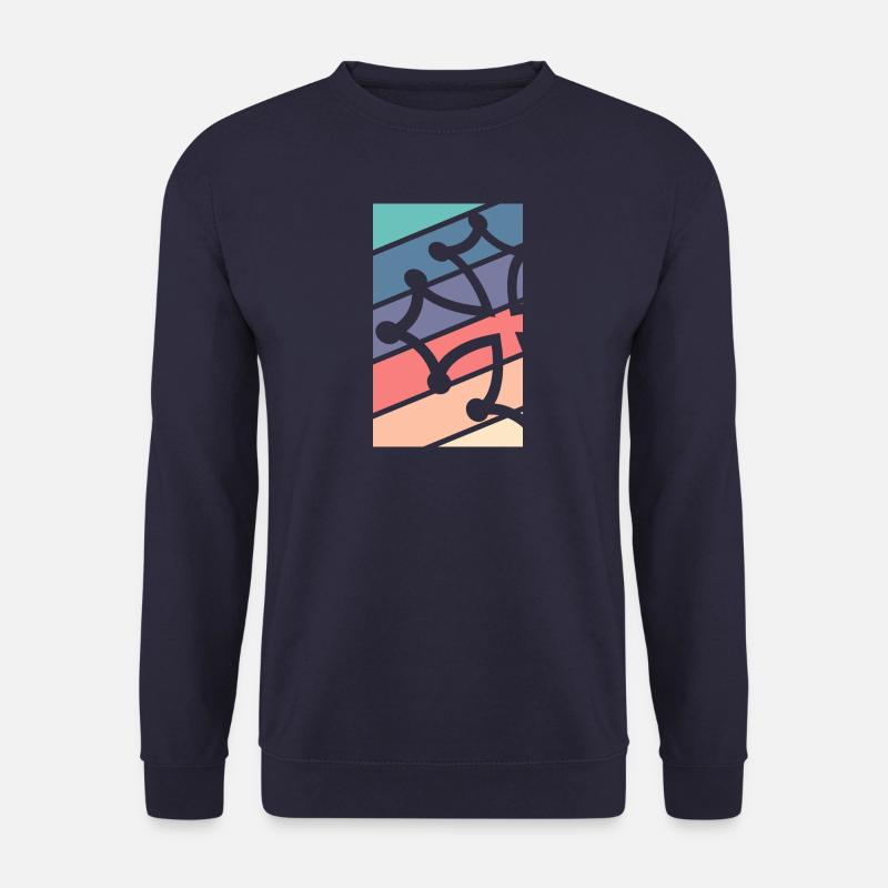 Croix Occitane Couleurs, Fibonacci. - Sweat-shirt Unisexe - marine