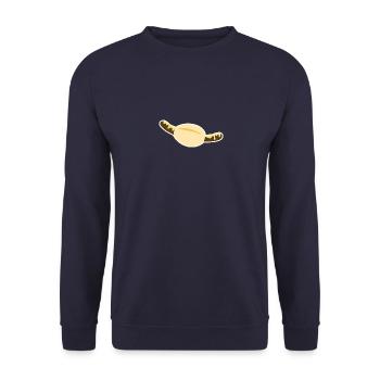 Thüringer Bratwurst - Unisex Pullover - Navy - Vorne - Alina (178cm) & Michal (187cm)