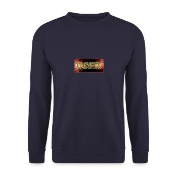 Elevate Bass Waves - Unisex Pullover - Navy - Vorne - Alina (178cm) & Michal (187cm)