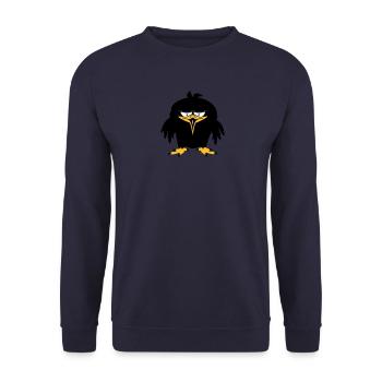 aigle bébé / baby eagle (c, 3c) - Sweat-shirt Unisexe - marine - Devant - Alina (178cm) & Michal (187cm)