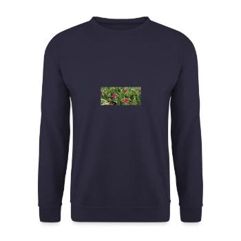 Flore gorgeuse canarienne - Sweat-shirt Unisexe - marine - Devant - Alina (178cm) & Michal (187cm)