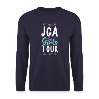 Jga Bachelorette Girls Tour - Sweat-shirt Unisexe - marine - Devant - Alina (178cm) & Michal (187cm)
