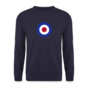 Mod Target United Kingdom Großbritannien - Sweat-shirt Unisexe - marine - Devant - Alina (178cm) & Michal (187cm)