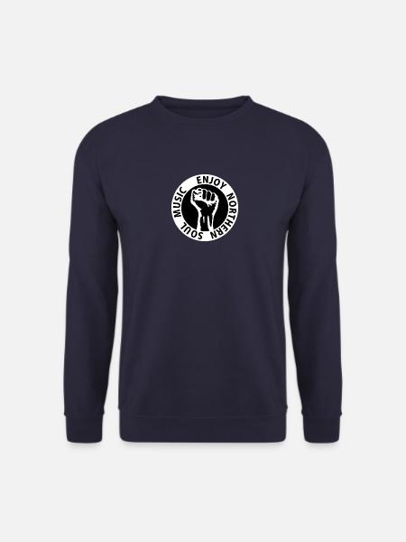 Digital - Enjoy Northern Soul Music - nighter keep - Unisex Sweatshirt - navy