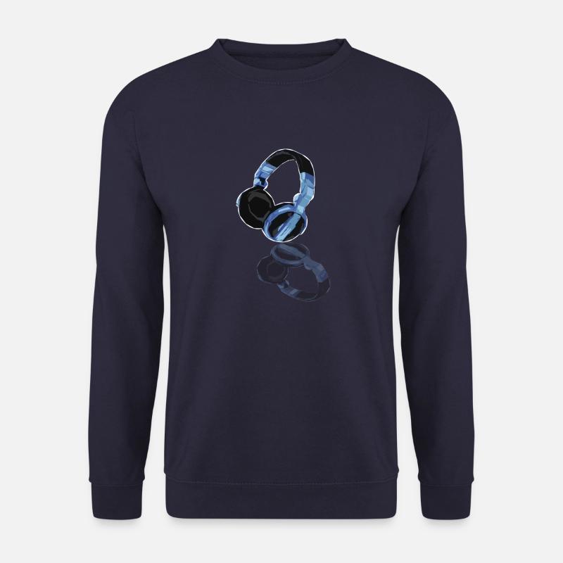 DJ-Kopfhörer 2.0 - Unisex Pullover - Navy