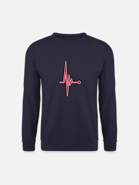 Heartbeat - Unisex Sweatshirt - navy