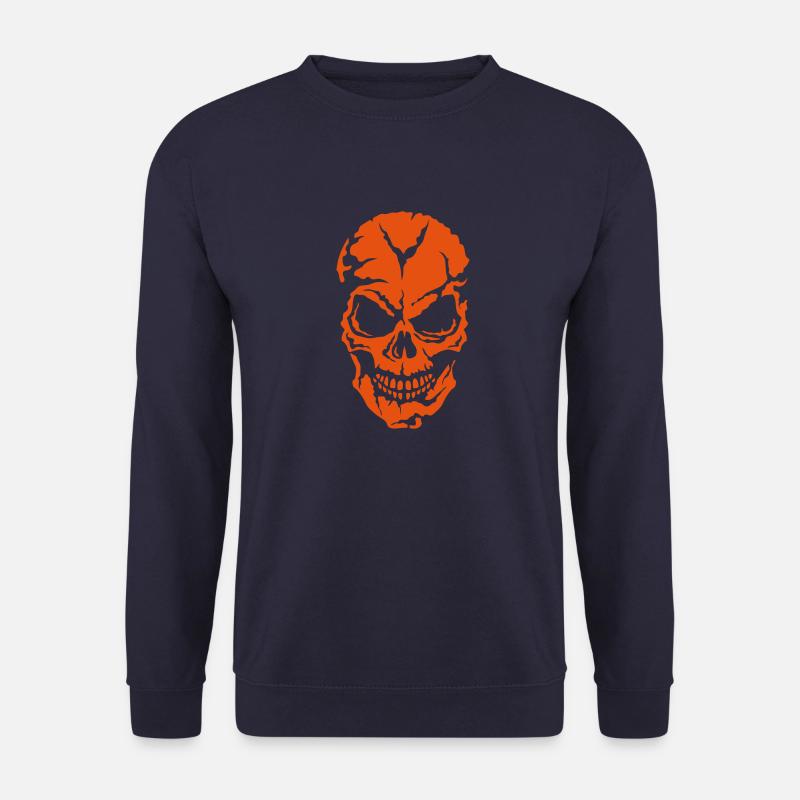 Kopf des Todes halloween skull - Unisex Pullover - Navy