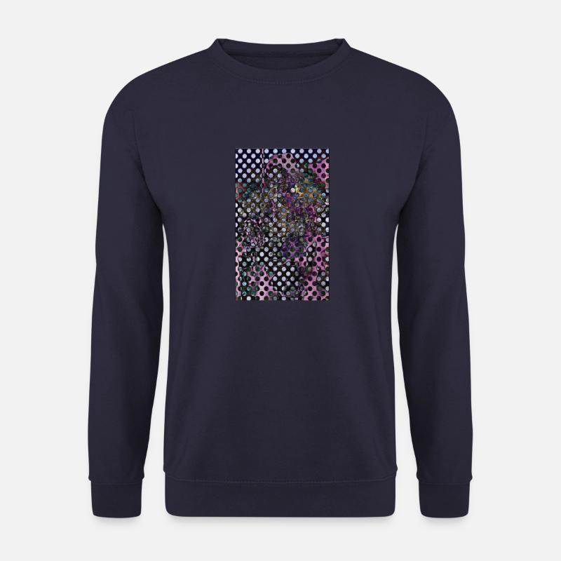 Abstract - Unisex Pullover - Navy