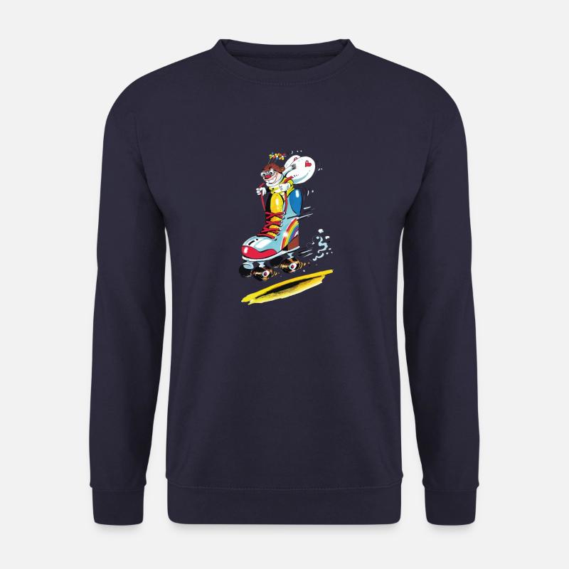 Blühwürmchen auf Rollschuh - Unisex Pullover - Navy