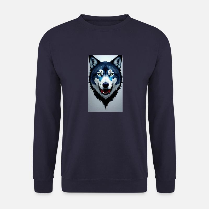 blauer Wolf - Unisex Pullover - Navy