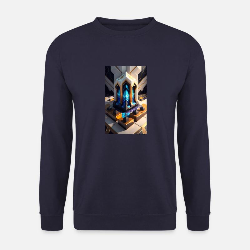 Galactic Patterns - Unisex Sweatshirt - navy