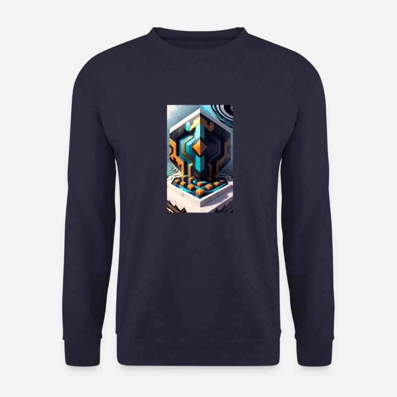 Mystical Forms - Unisex Sweatshirt - navy