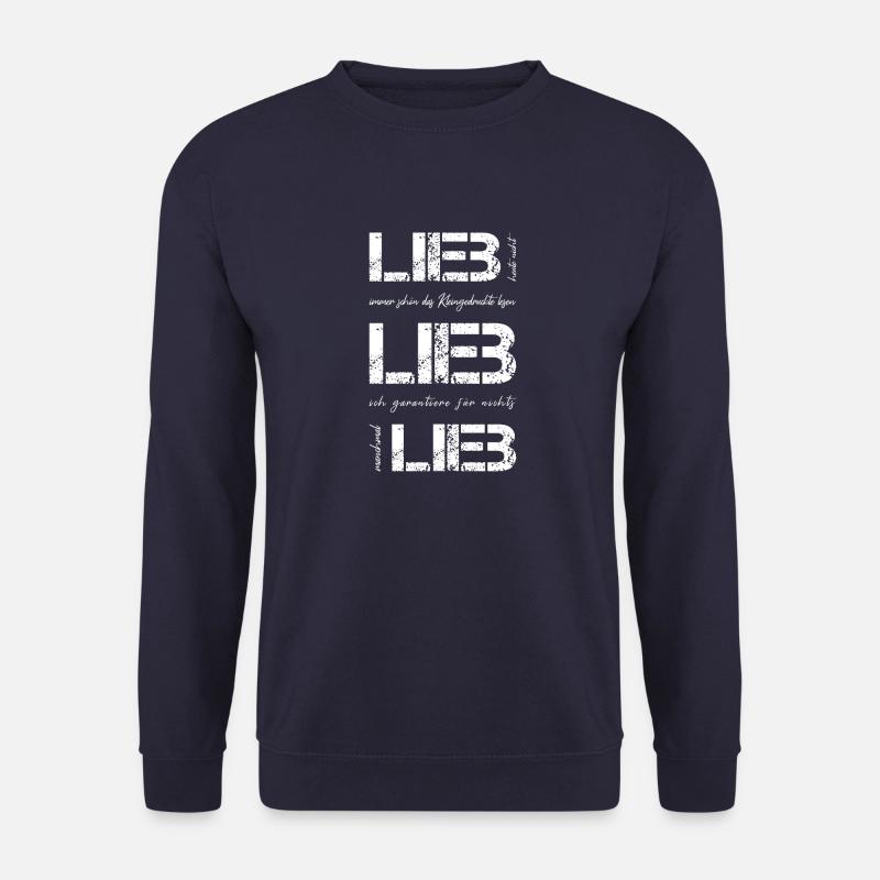 lieb frech - Unisex Pullover - Navy