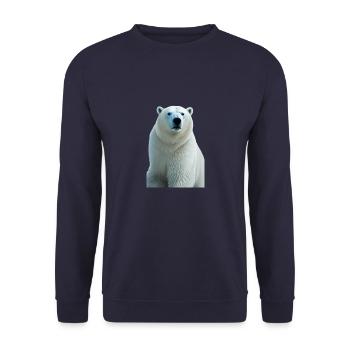 Polare Majestät - Unisex Pullover - Navy - Vorne - Alina (178cm) & Michal (187cm)