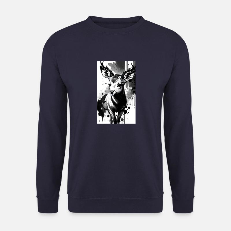 Entzückender Hirsch - Unisex Pullover - Navy