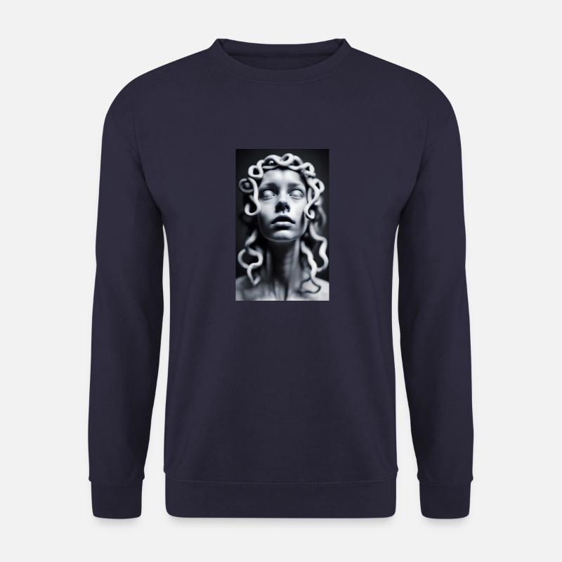 Medusa #4 - Unisex Pullover - Navy