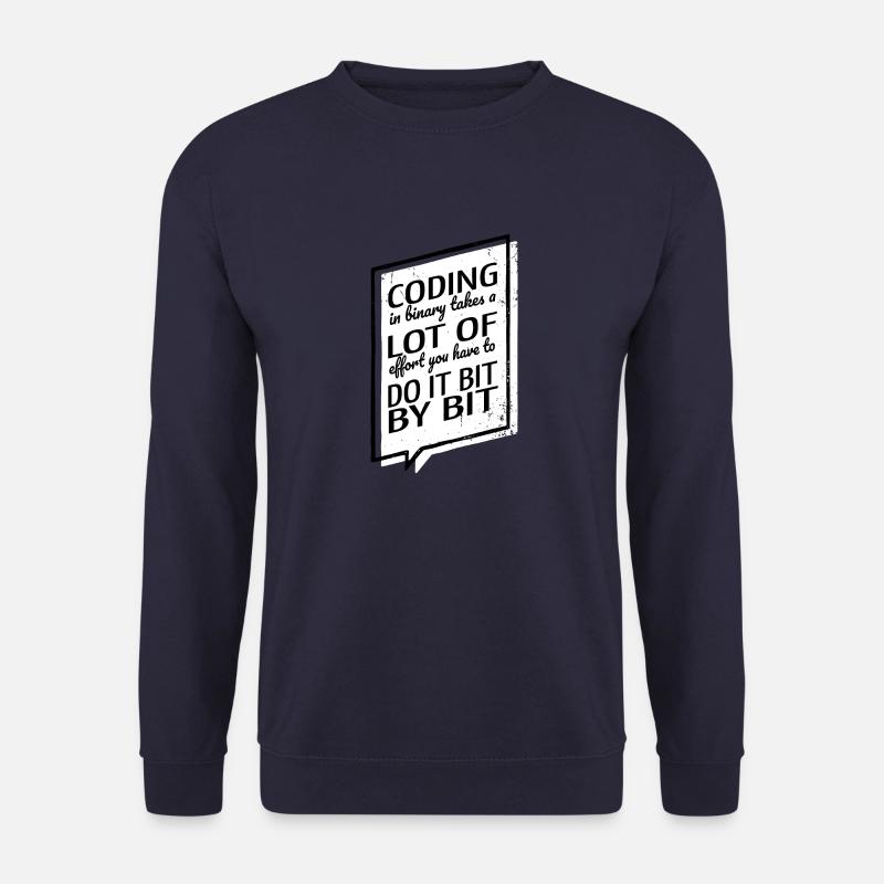 computers quote c sharp programming - Unisex Pullover - Navy