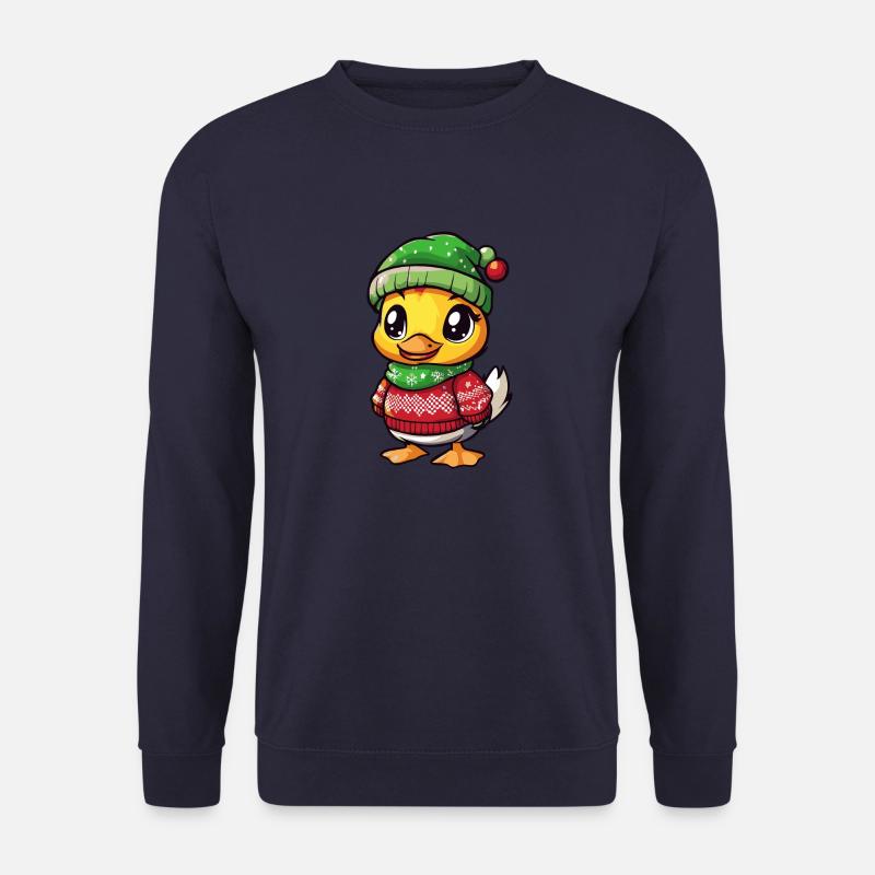 Duck Christmas Comic - Unisex Sweatshirt - navy