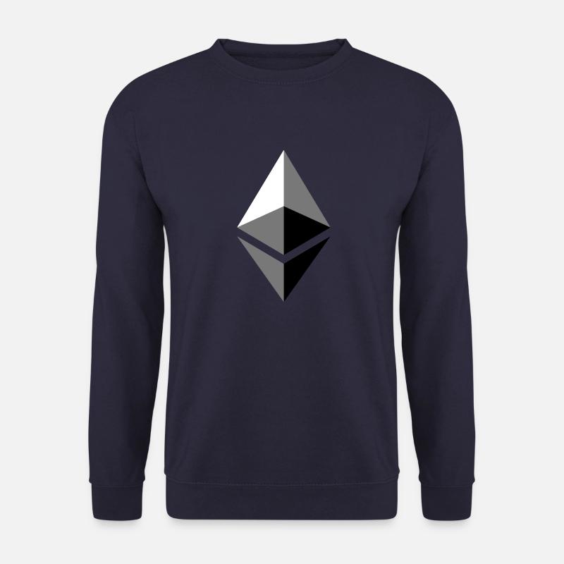 etherium ether ETH - Unisex Sweatshirt - navy
