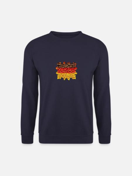 German flag autumn in Germany - Unisex Sweatshirt - navy