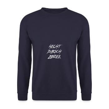 Hecht Barsch Zander fresh look - Unisex Pullover - Navy - Vorne - Alina (178cm) & Michal (187cm)