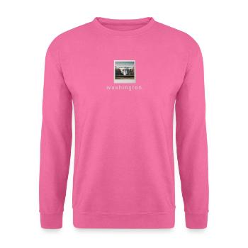 Photo rétro de la Maison Blanche à Washington - Sweat-shirt Unisexe - rose - Devant