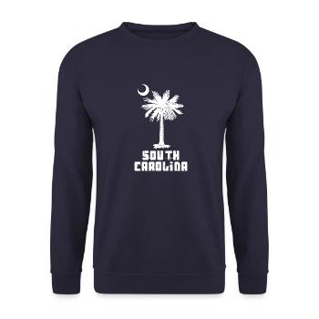 South Carolina - Unisex Pullover - Navy - Vorne - Alina (178cm) & Michal (187cm)